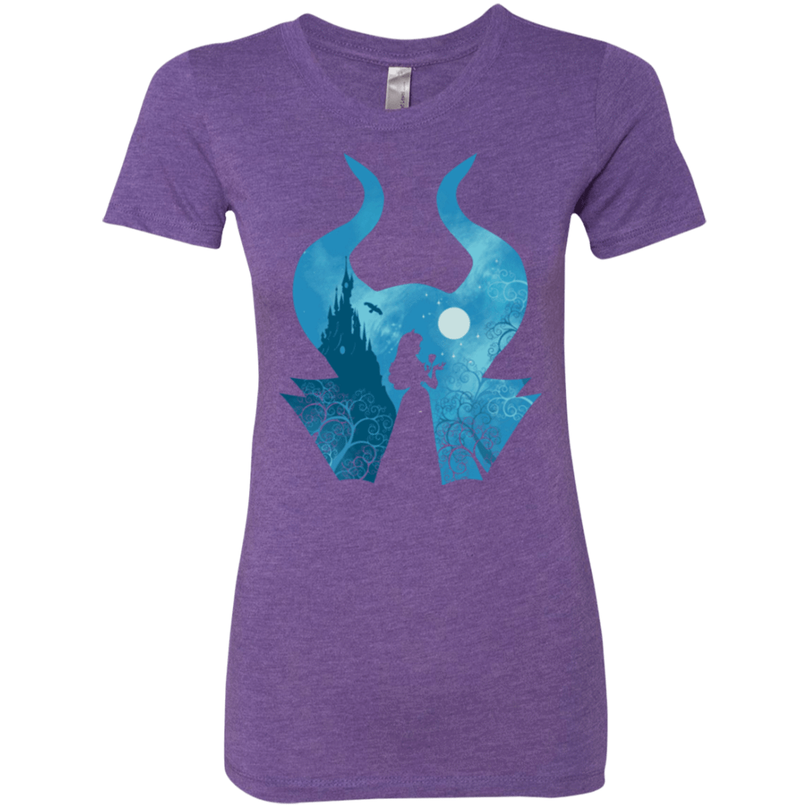 T-Shirts Purple Rush / S Sleeping Portrait Women's Triblend T-Shirt