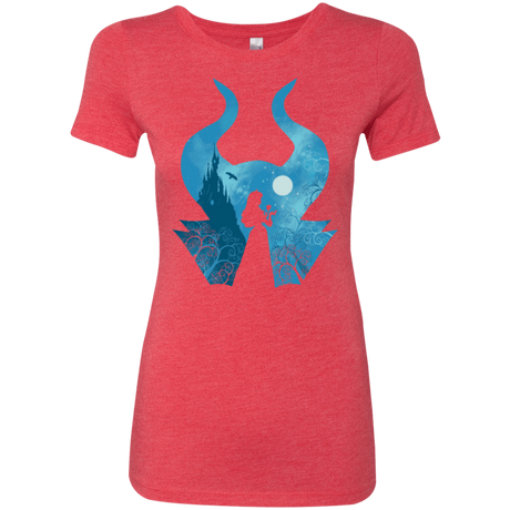 T-Shirts Vintage Red / S Sleeping Portrait Women's Triblend T-Shirt