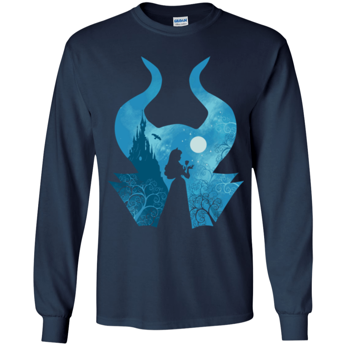 T-Shirts Navy / YS Sleeping Portrait Youth Long Sleeve T-Shirt