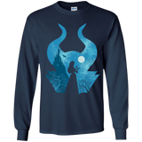 T-Shirts Navy / YS Sleeping Portrait Youth Long Sleeve T-Shirt