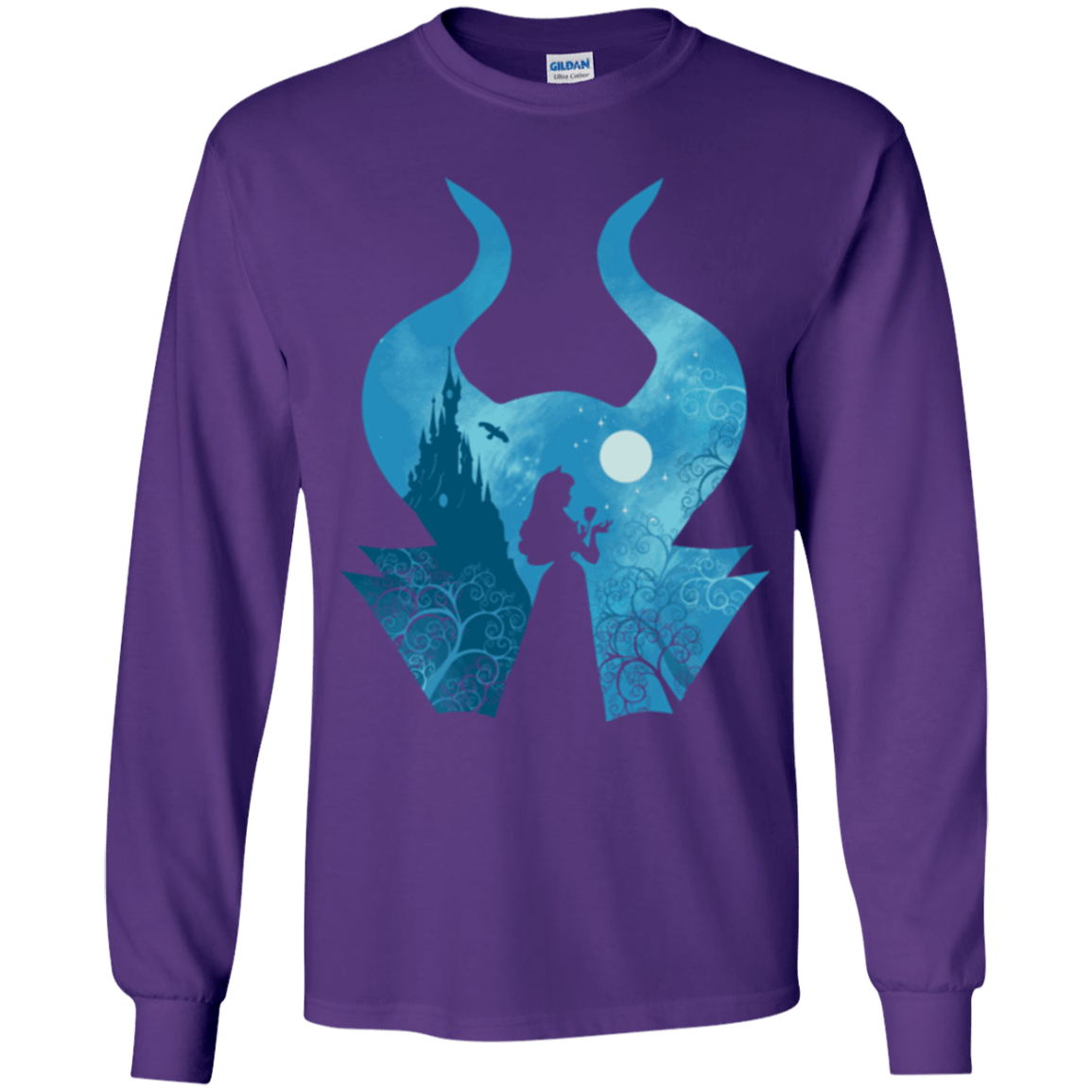 T-Shirts Purple / YS Sleeping Portrait Youth Long Sleeve T-Shirt