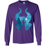 T-Shirts Purple / YS Sleeping Portrait Youth Long Sleeve T-Shirt