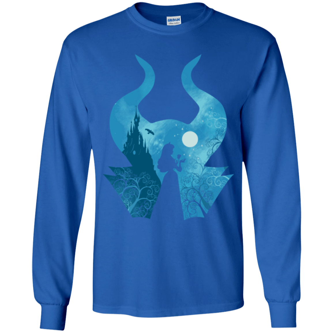 T-Shirts Royal / YS Sleeping Portrait Youth Long Sleeve T-Shirt