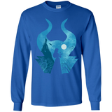 T-Shirts Royal / YS Sleeping Portrait Youth Long Sleeve T-Shirt