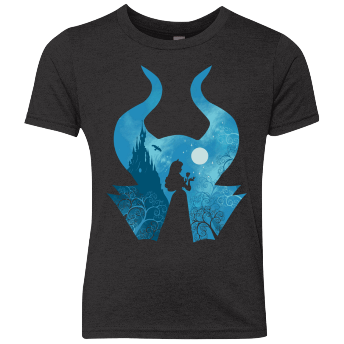 T-Shirts Vintage Black / YXS Sleeping Portrait Youth Triblend T-Shirt