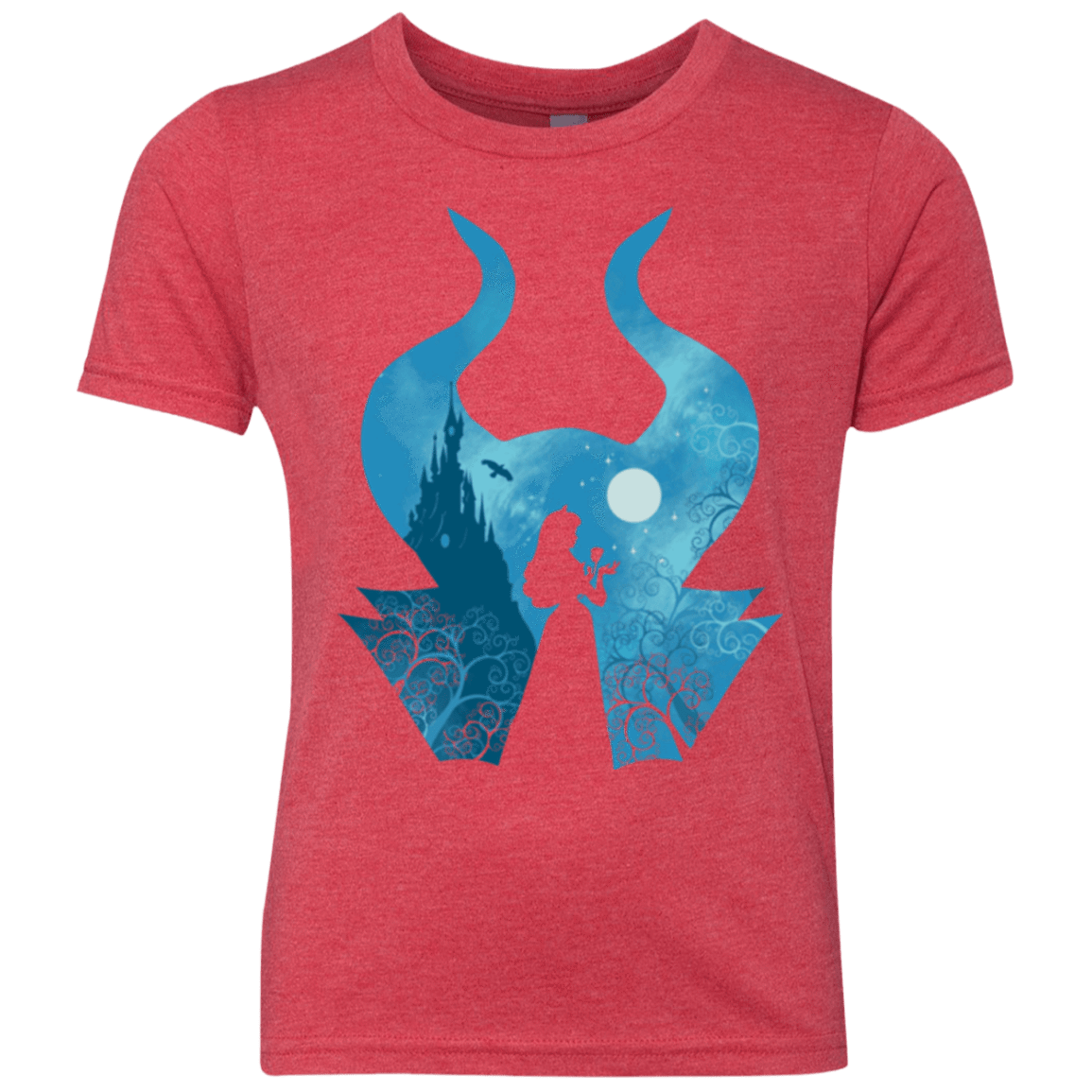 T-Shirts Vintage Red / YXS Sleeping Portrait Youth Triblend T-Shirt