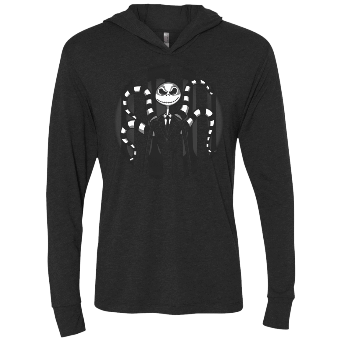 T-Shirts Vintage Black / X-Small SLENDER JACK Triblend Long Sleeve Hoodie Tee