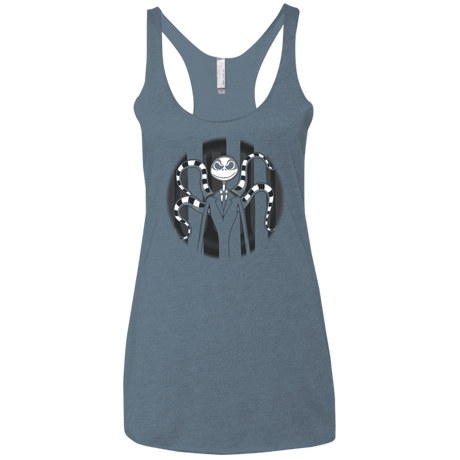 T-Shirts Indigo / X-Small SLENDER JACK Women's Triblend Racerback Tank