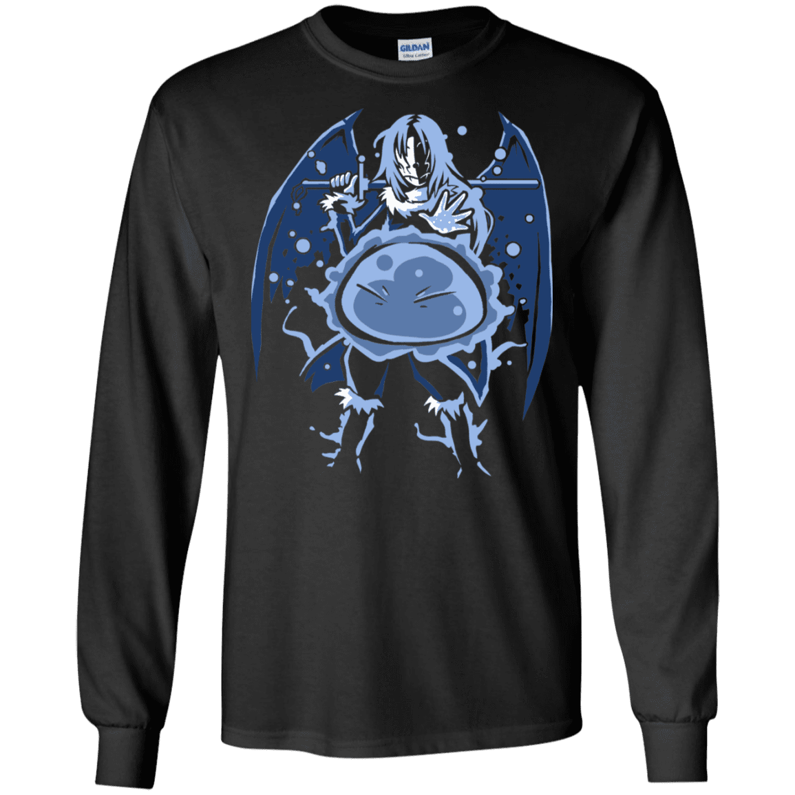 T-Shirts Black / S Slime Hero Men's Long Sleeve T-Shirt