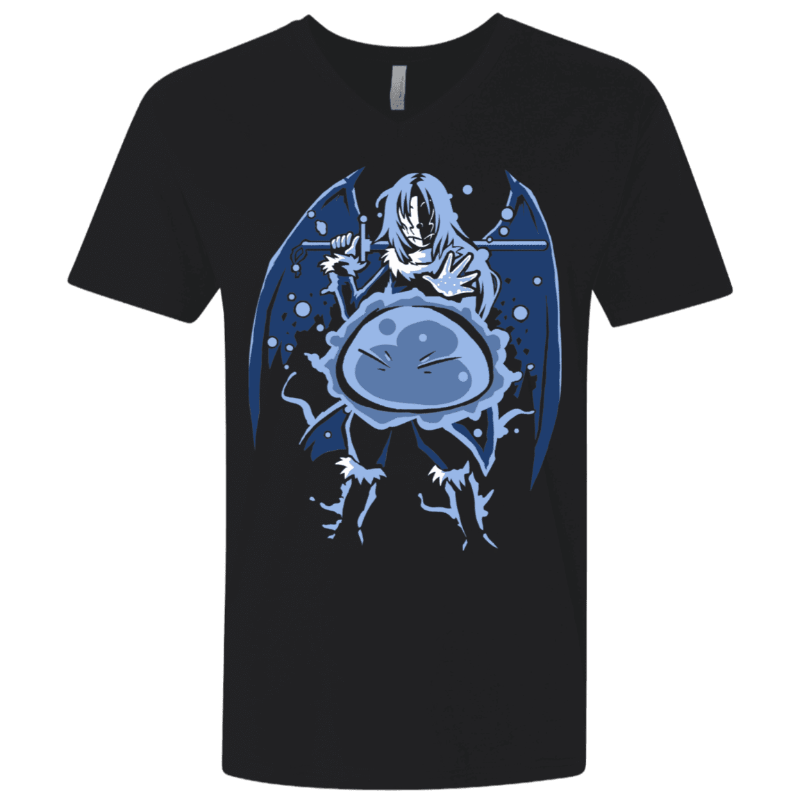 T-Shirts Black / X-Small Slime Hero Men's Premium V-Neck