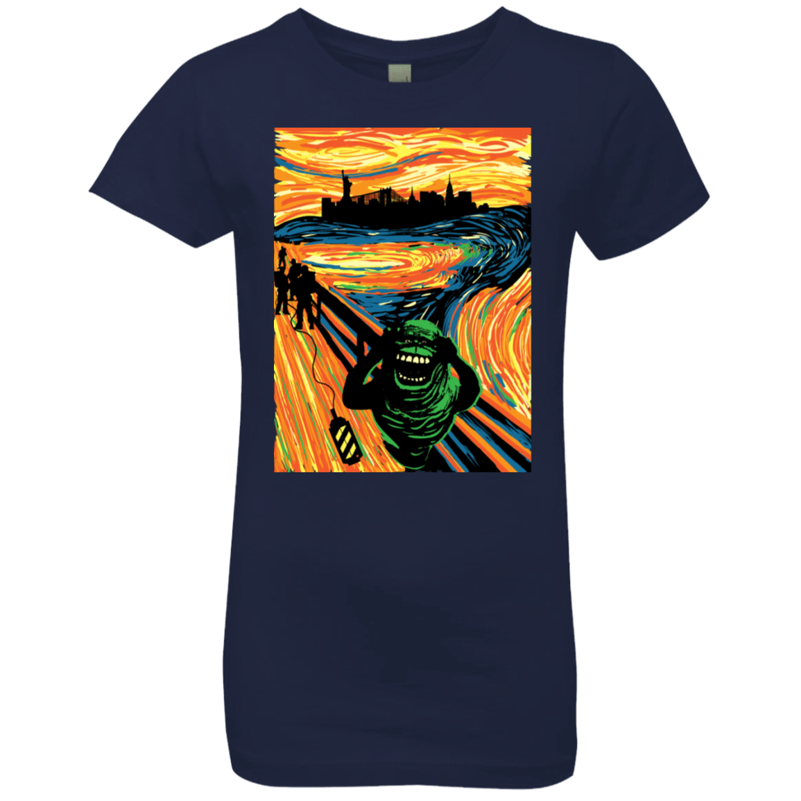 T-Shirts Midnight Navy / YXS Slimer's Scream Girls Premium T-Shirt