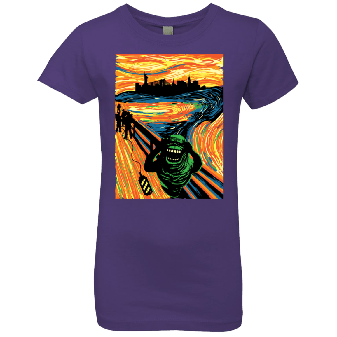 T-Shirts Purple Rush / YXS Slimer's Scream Girls Premium T-Shirt