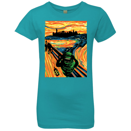 T-Shirts Tahiti Blue / YXS Slimer's Scream Girls Premium T-Shirt