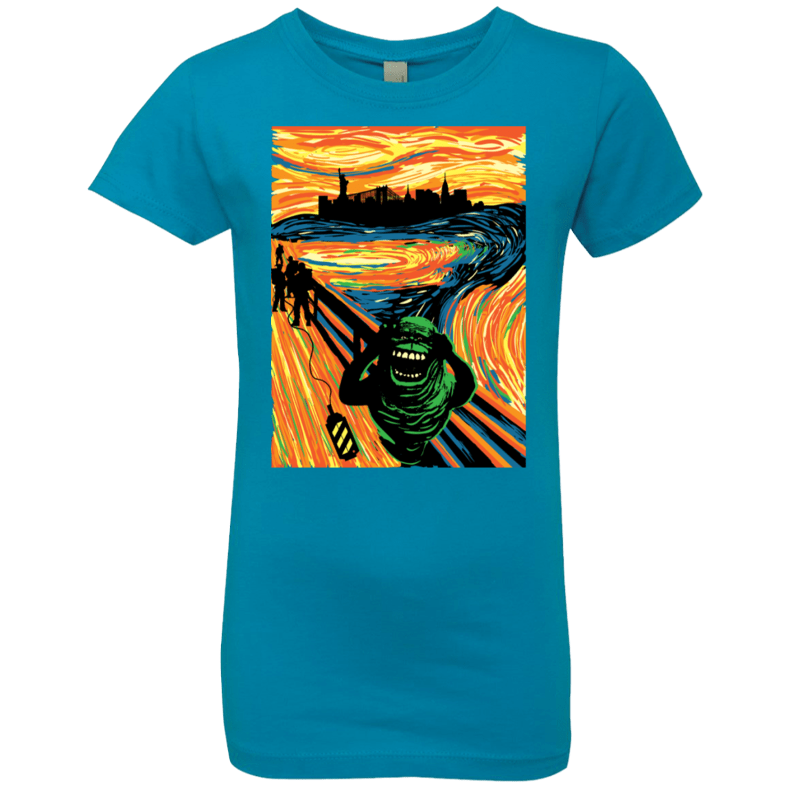 T-Shirts Turquoise / YXS Slimer's Scream Girls Premium T-Shirt