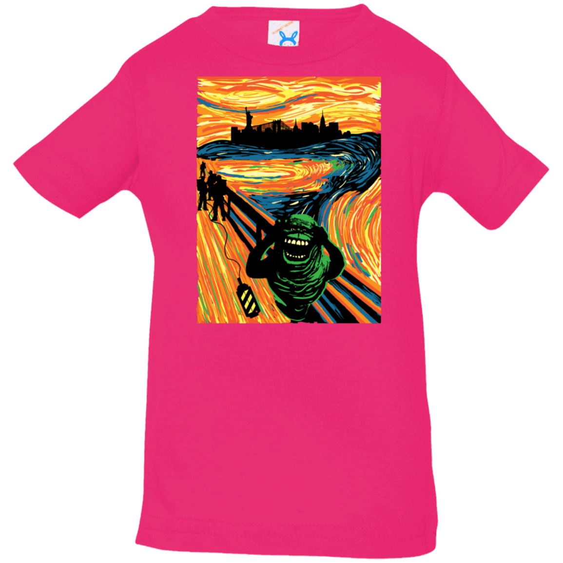 T-Shirts Hot Pink / 6 Months Slimer's Scream Infant Premium T-Shirt