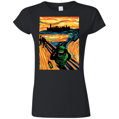 T-Shirts Black / S Slimer's Scream Junior Slimmer-Fit T-Shirt