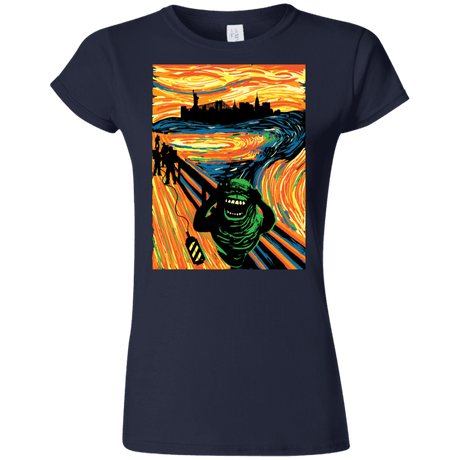 T-Shirts Navy / S Slimer's Scream Junior Slimmer-Fit T-Shirt