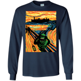 T-Shirts Navy / S Slimer's Scream Men's Long Sleeve T-Shirt