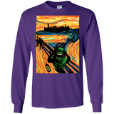 T-Shirts Purple / S Slimer's Scream Men's Long Sleeve T-Shirt