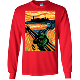 T-Shirts Red / S Slimer's Scream Men's Long Sleeve T-Shirt