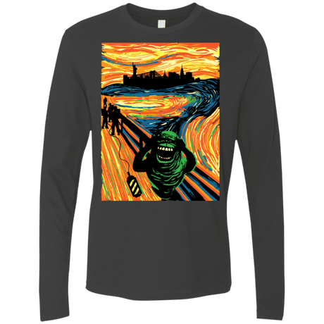 T-Shirts Heavy Metal / S Slimer's Scream Men's Premium Long Sleeve
