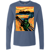 T-Shirts Indigo / S Slimer's Scream Men's Premium Long Sleeve