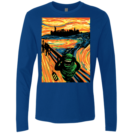 T-Shirts Royal / S Slimer's Scream Men's Premium Long Sleeve