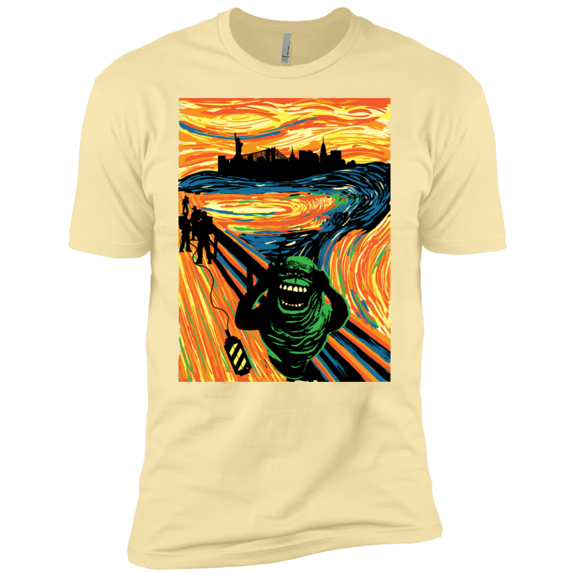 T-Shirts Banana Cream / X-Small Slimer's Scream Men's Premium T-Shirt