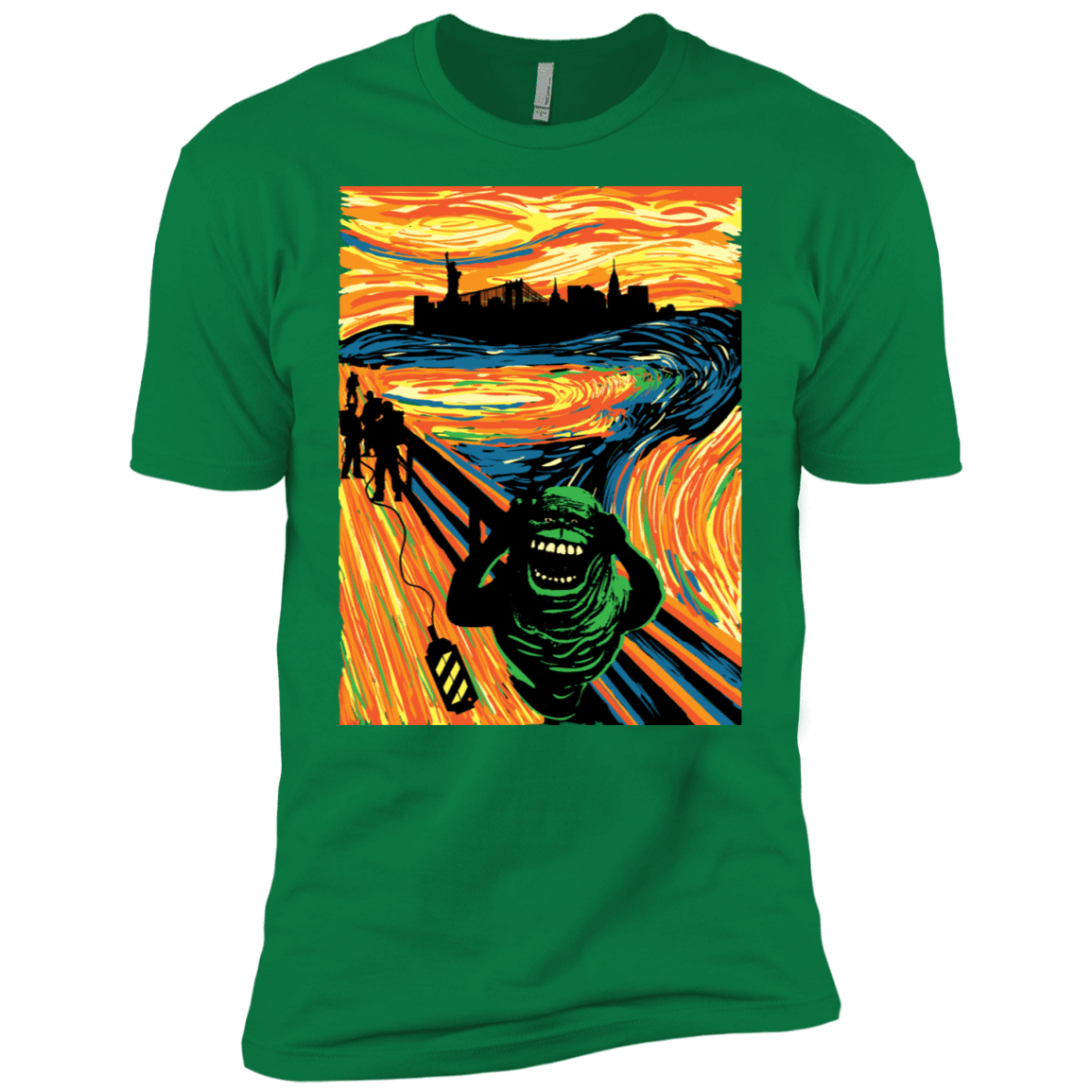 T-Shirts Kelly Green / X-Small Slimer's Scream Men's Premium T-Shirt