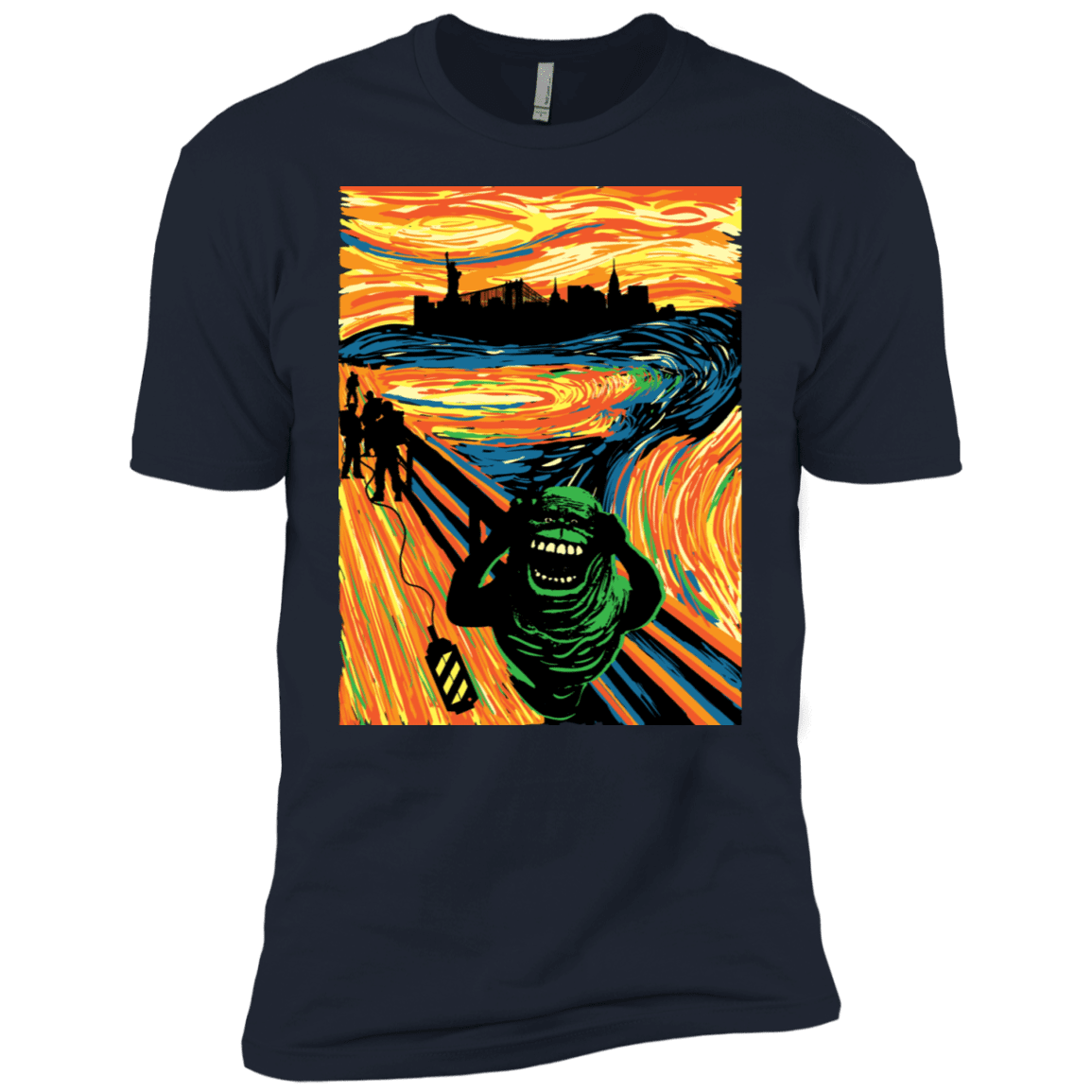 T-Shirts Midnight Navy / X-Small Slimer's Scream Men's Premium T-Shirt