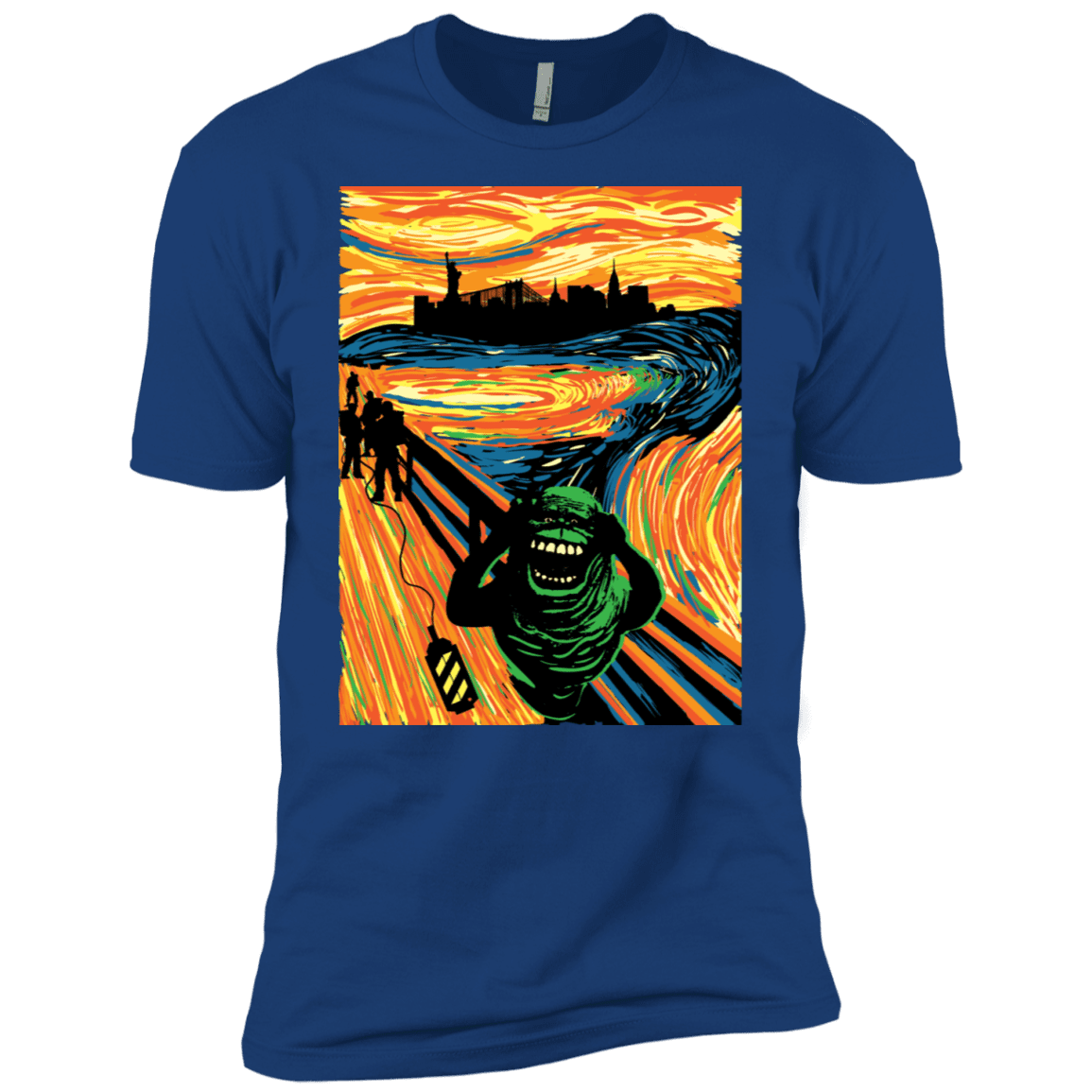 T-Shirts Royal / X-Small Slimer's Scream Men's Premium T-Shirt