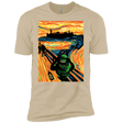 T-Shirts Sand / X-Small Slimer's Scream Men's Premium T-Shirt