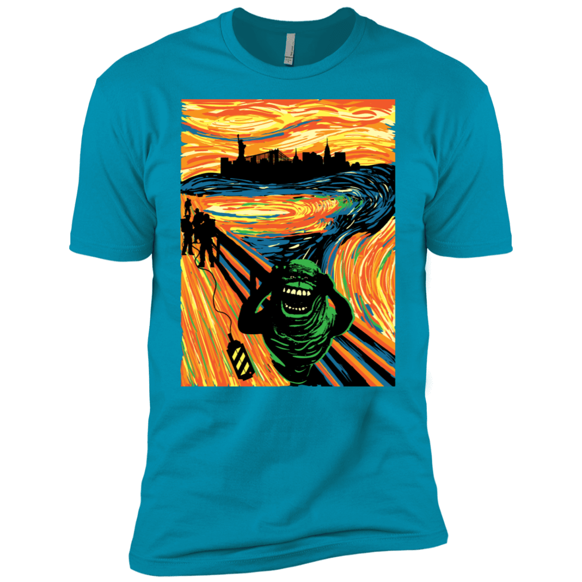 T-Shirts Turquoise / X-Small Slimer's Scream Men's Premium T-Shirt