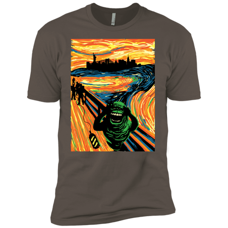 T-Shirts Warm Grey / X-Small Slimer's Scream Men's Premium T-Shirt
