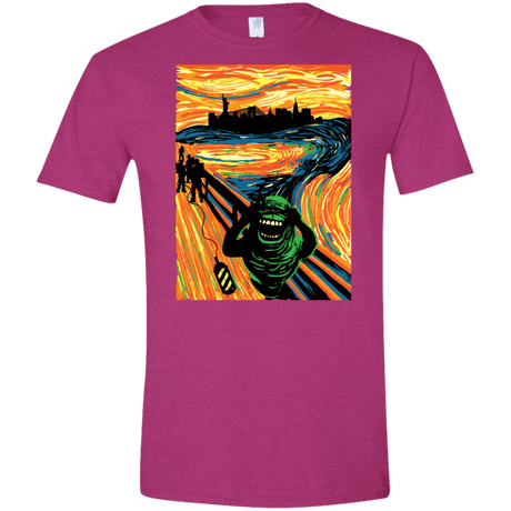 T-Shirts Antique Heliconia / S Slimer's Scream Men's Semi-Fitted Softstyle