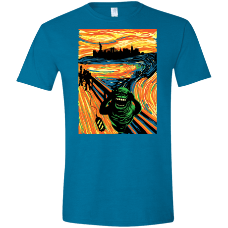 T-Shirts Antique Sapphire / S Slimer's Scream Men's Semi-Fitted Softstyle
