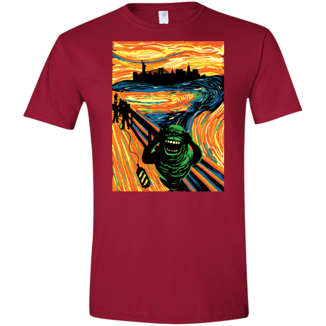 T-Shirts Cardinal Red / S Slimer's Scream Men's Semi-Fitted Softstyle