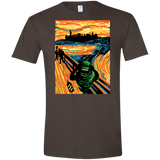 T-Shirts Dark Chocolate / S Slimer's Scream Men's Semi-Fitted Softstyle