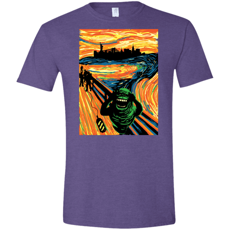 T-Shirts Heather Purple / S Slimer's Scream Men's Semi-Fitted Softstyle