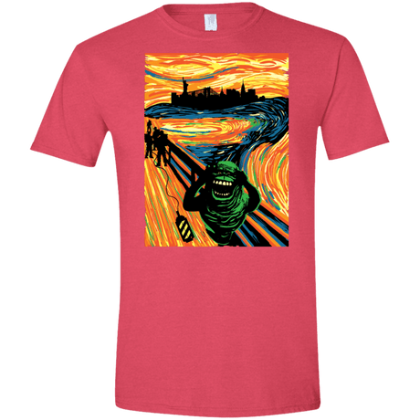 T-Shirts Heather Red / S Slimer's Scream Men's Semi-Fitted Softstyle