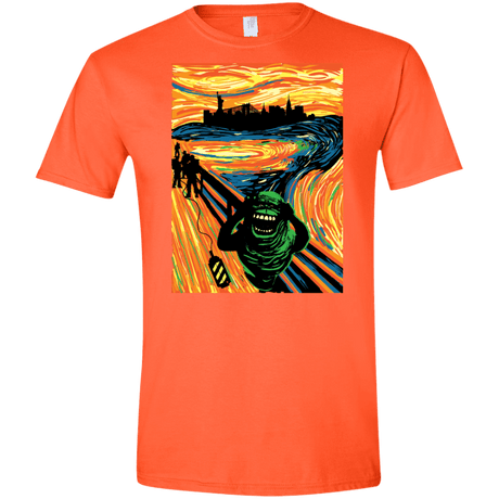 T-Shirts Orange / S Slimer's Scream Men's Semi-Fitted Softstyle
