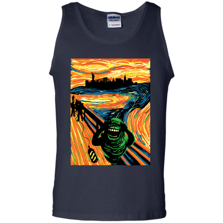 T-Shirts Navy / S Slimer's Scream Men's Tank Top
