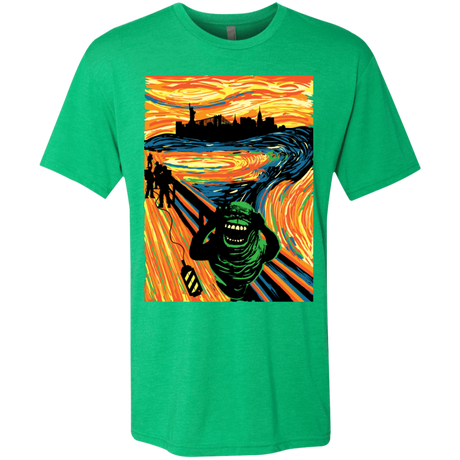 T-Shirts Envy / S Slimer's Scream Men's Triblend T-Shirt