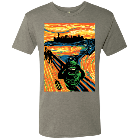 T-Shirts Venetian Grey / S Slimer's Scream Men's Triblend T-Shirt