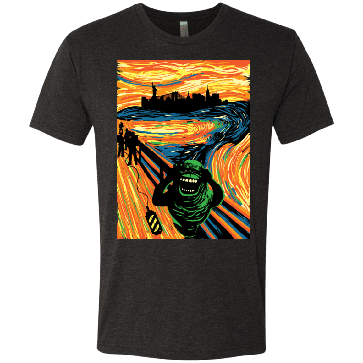 T-Shirts Vintage Black / S Slimer's Scream Men's Triblend T-Shirt