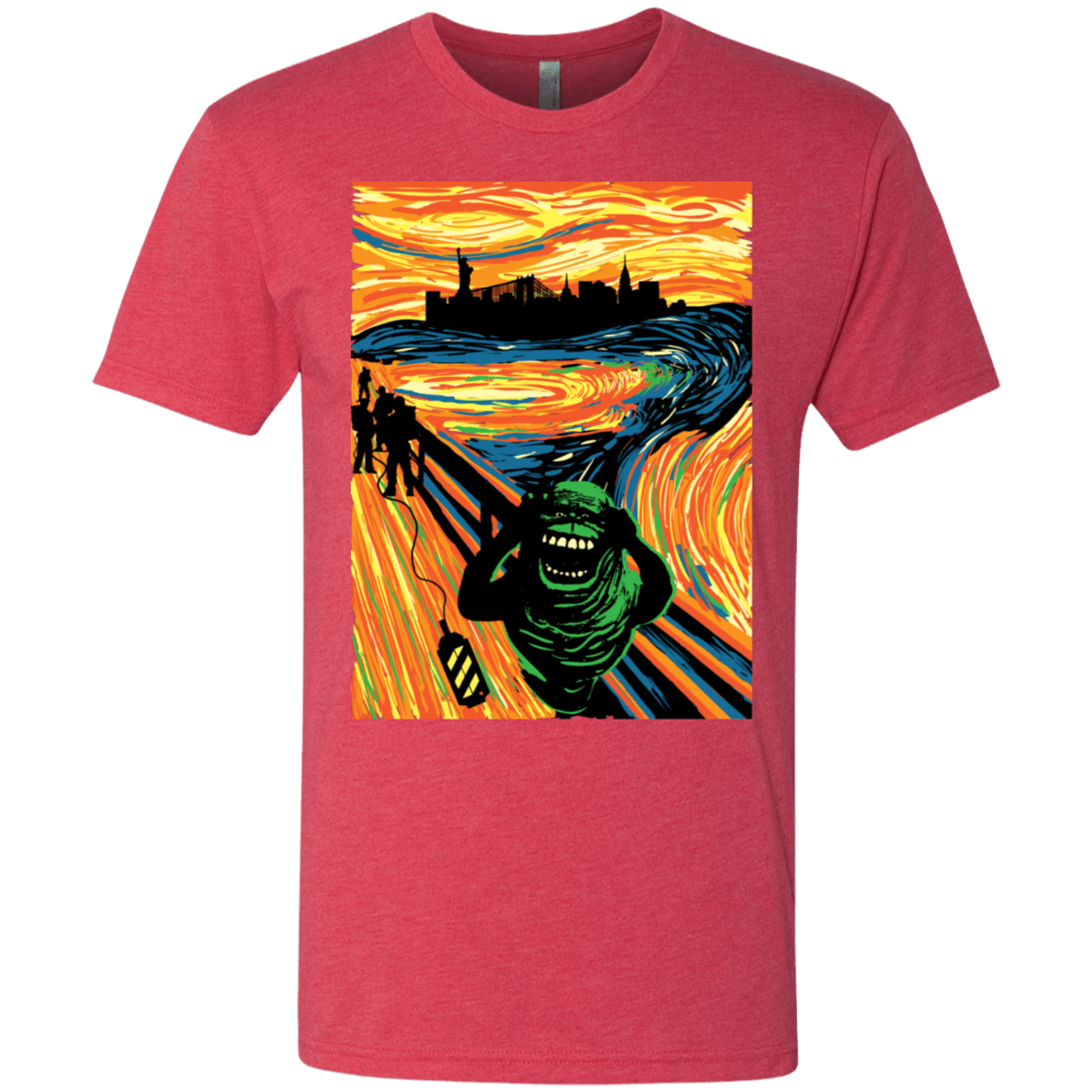 T-Shirts Vintage Red / S Slimer's Scream Men's Triblend T-Shirt