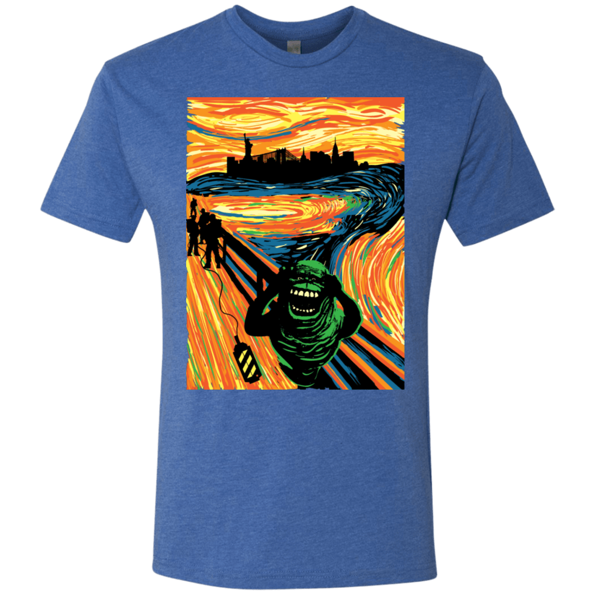 T-Shirts Vintage Royal / S Slimer's Scream Men's Triblend T-Shirt