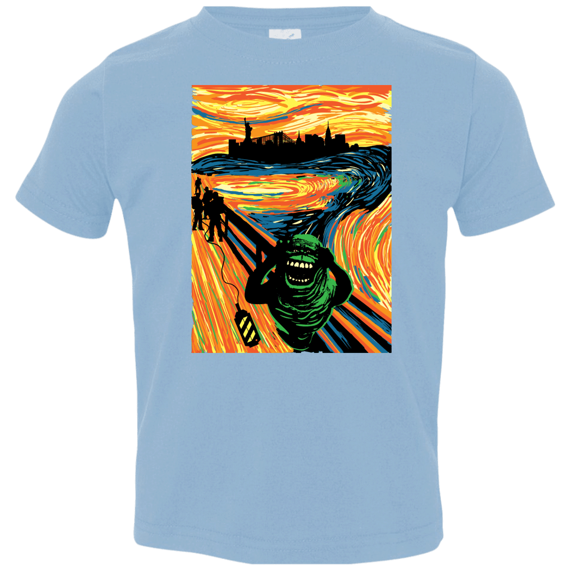 T-Shirts Light Blue / 2T Slimer's Scream Toddler Premium T-Shirt