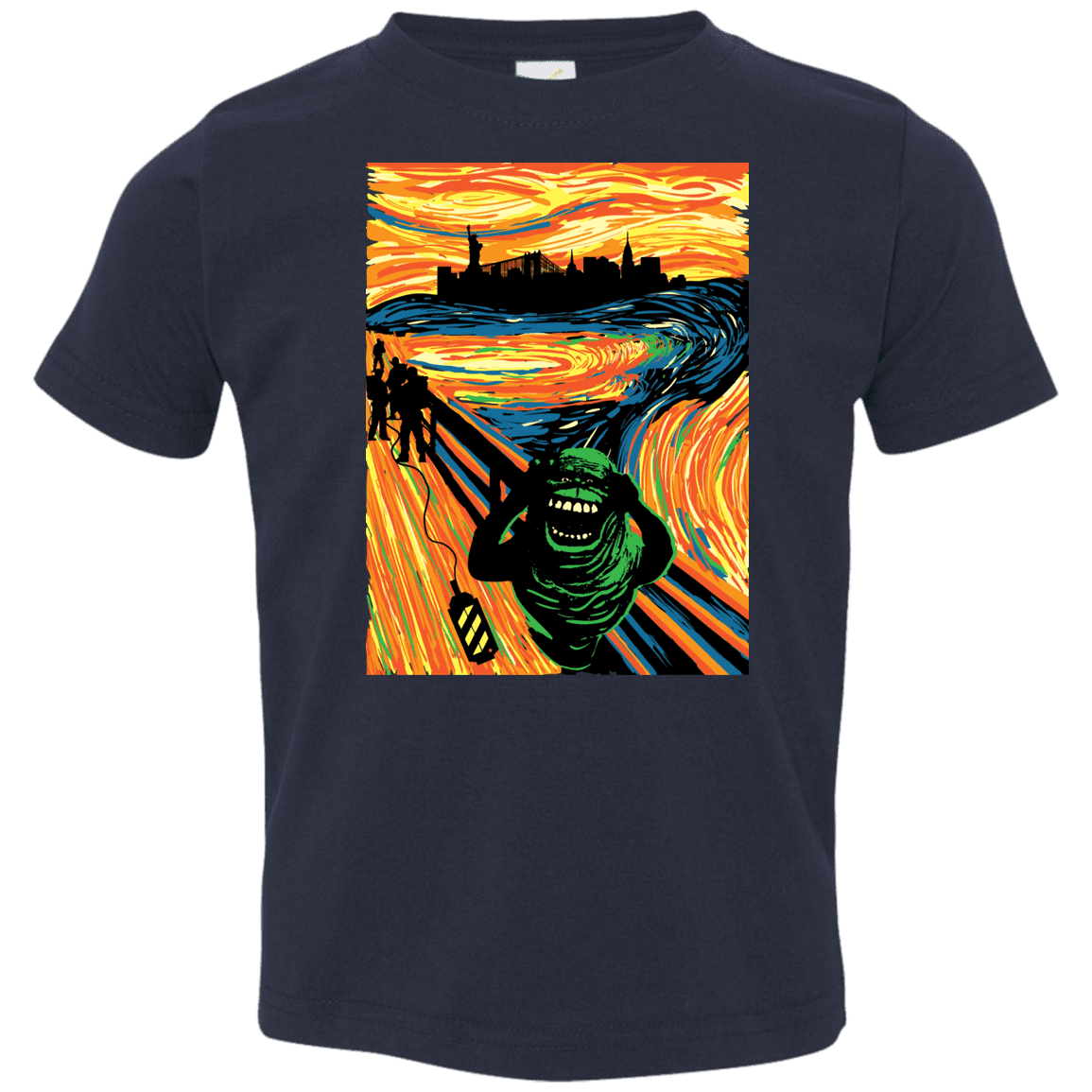 T-Shirts Navy / 2T Slimer's Scream Toddler Premium T-Shirt