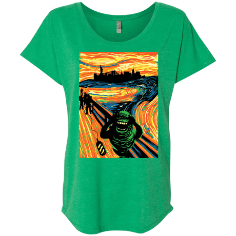 T-Shirts Envy / X-Small Slimer's Scream Triblend Dolman Sleeve